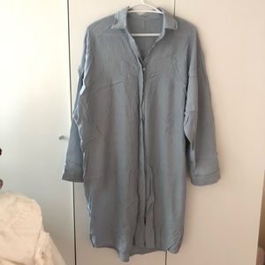 Causal Maxi Shirt Dress